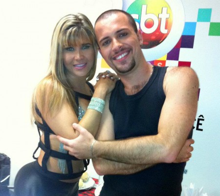 Gracy e seu dançarino Patrick 